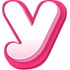 😚 Эмодзи «Розовые буквы и знаки зодиака» для Telegram