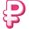 🅿️ Эмодзи «Розовые буквы и знаки зодиака» для Telegram