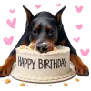 🎂 Эмодзи «Песики» для Telegram