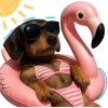 🌴 Эмодзи «Песики» для Telegram