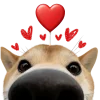 ❤️ Эмодзи «Песики» для Telegram
