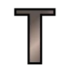 🔝 Эмодзи «Коричнево-серые буквы цифры иконки» для Telegram