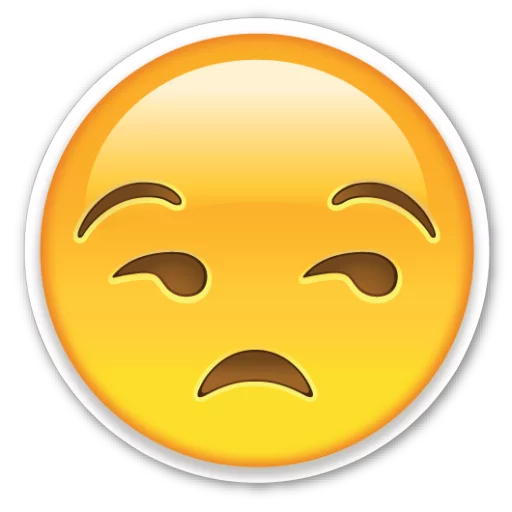 😒 Стикер «Emoji V1.0» для Telegram