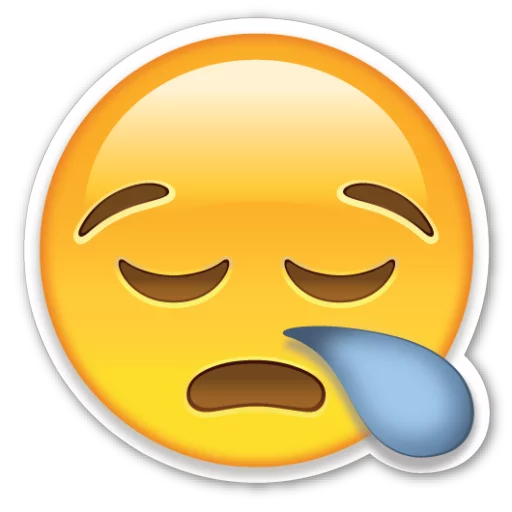 😪 Стикер «Emoji V1.0» для Telegram