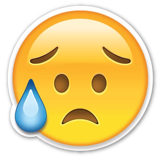 😥 Стикер «Emoji V1.0» для Telegram