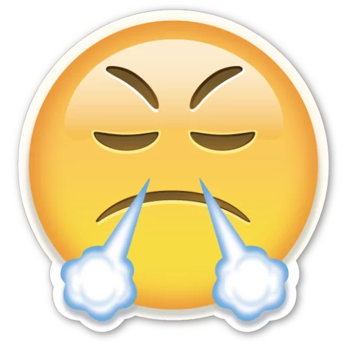 😤 Стикер «Emoji V1.0» для Telegram