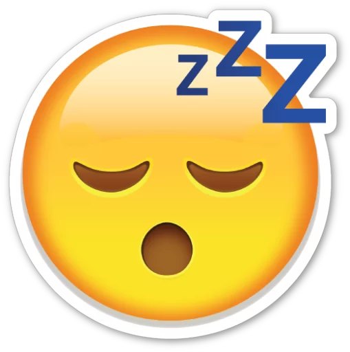 😴 Стикер «Emoji V1.0» для Telegram