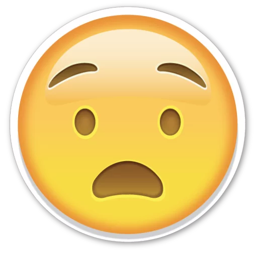 😧 Стикер «Emoji V1.0» для Telegram