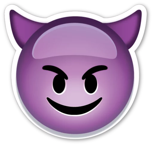 😈 Стикер «Emoji V1.0» для Telegram