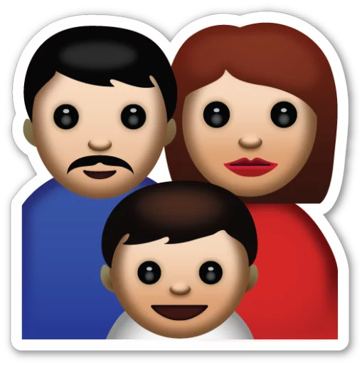 👪 Стикер «Emoji V1.2» для Telegram