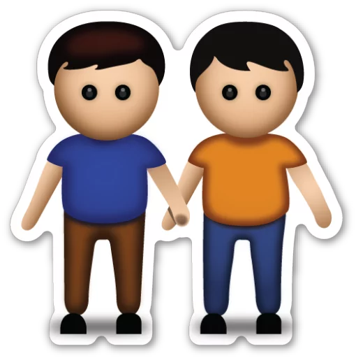 👬 Стикер «Emoji V1.2» для Telegram