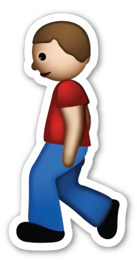 🚶 Стикер «Emoji V1.2» для Telegram