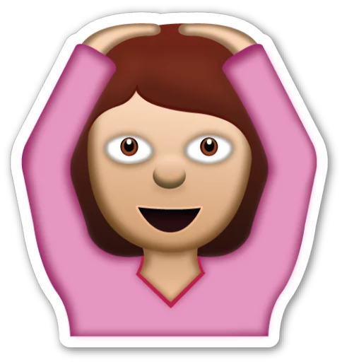 🙆 Стикер «Emoji V1.2» для Telegram