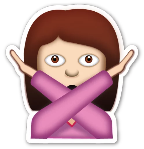 🙅 Стикер «Emoji V1.2» для Telegram