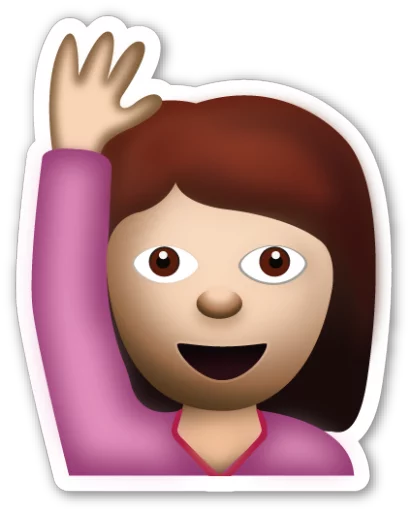 🙋 Стикер «Emoji V1.2» для Telegram