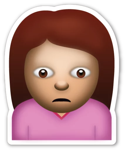 🙍 Стикер «Emoji V1.2» для Telegram