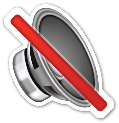 🔇 Стикер «Emoji V3.0» для Telegram