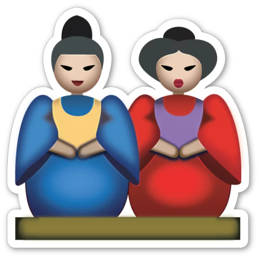 🎎 Стикер «Emoji V3.0» для Telegram
