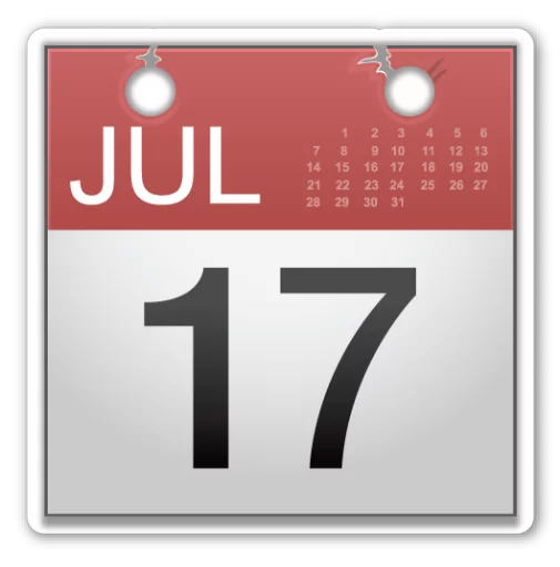📅 Стикер «Emoji V3.1» для Telegram