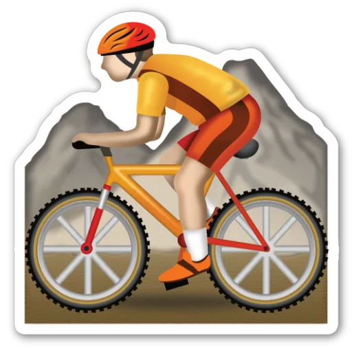 🚵 Стикер «Emoji V3.1» для Telegram