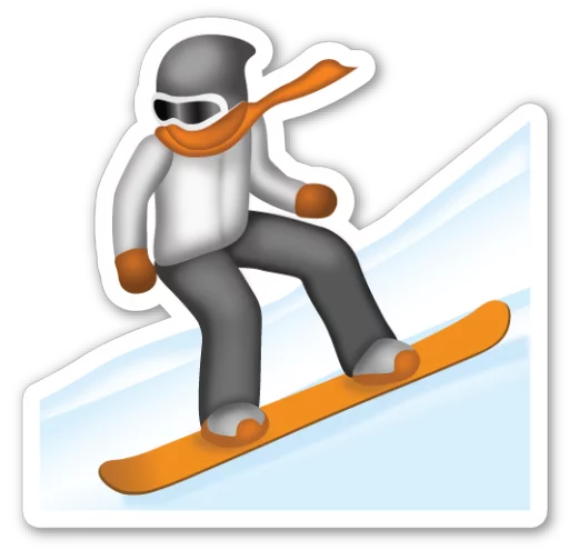 🏂 Стикер «Emoji V3.1» для Telegram