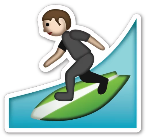 🏄 Стикер «Emoji V3.1» для Telegram