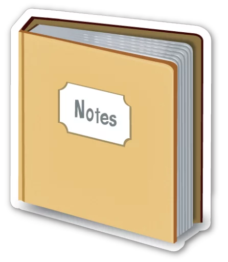 📔 Стикер «Emoji V3.1» для Telegram