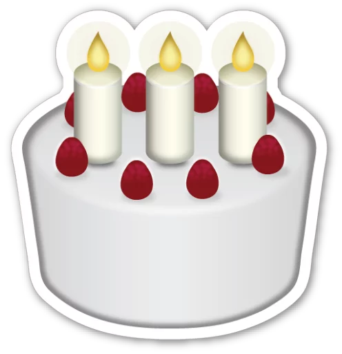 🎂 Стикер «Emoji V3.2» для Telegram