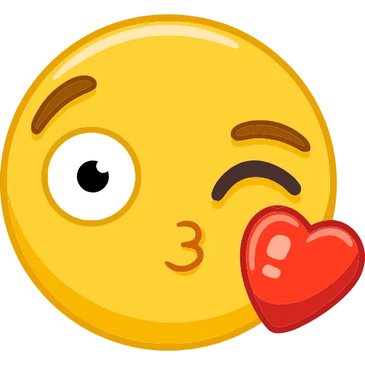 😘 Эмодзи «Emoji-стикеры» для Telegram