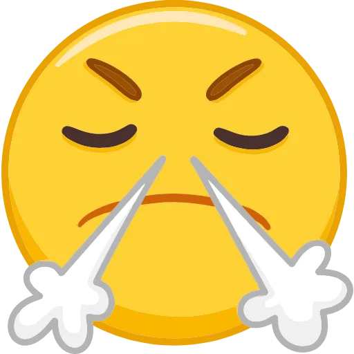 😤 Эмодзи «Emoji-стикеры» для Telegram