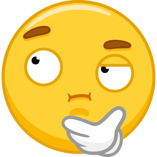 🤔 Эмодзи «Emoji-стикеры» для Telegram