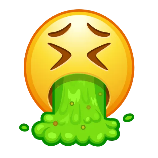 🤮 Стикер «Emoji Appear Animations» для Telegram