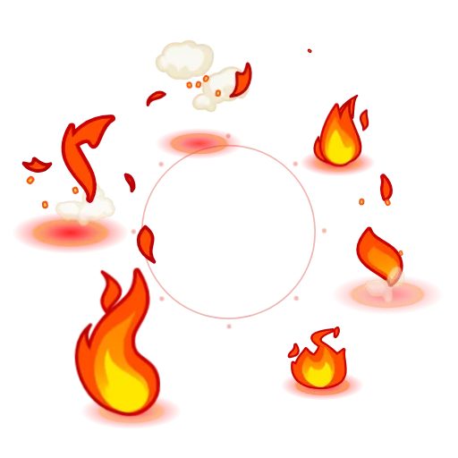 🔥 Стикер «EmojiAroundAnimations» для Telegram
