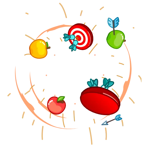 💯 Стикер «EmojiAroundAnimations» для Telegram
