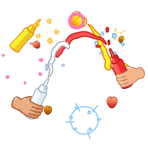 🌭 Стикер «EmojiAroundAnimations» для Telegram