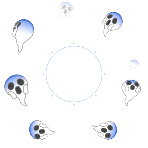 😱 Стикер «EmojiAroundAnimations» для Telegram