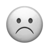 ☹️ Эмодзи «Black and white» для Telegram