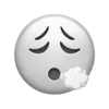 😮‍💨 Эмодзи «Black and white» для Telegram