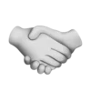 🤝 Эмодзи «Black and white» для Telegram