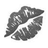 💋 Эмодзи «Black and white» для Telegram