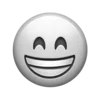 😁 Эмодзи «Black and white» для Telegram