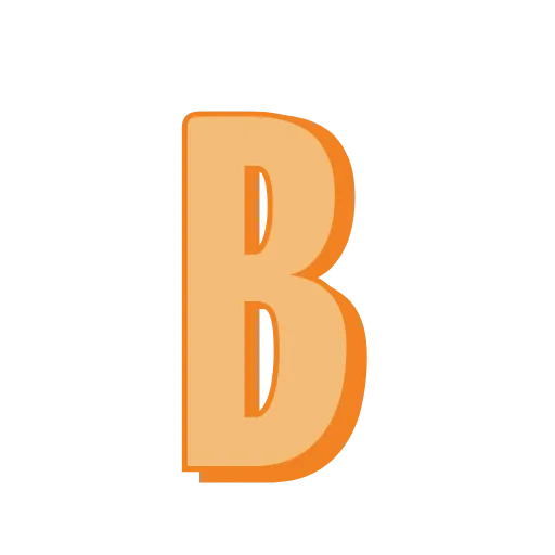 🩷 Эмодзи «Векторные персиковые буквы, иконки» для Telegram