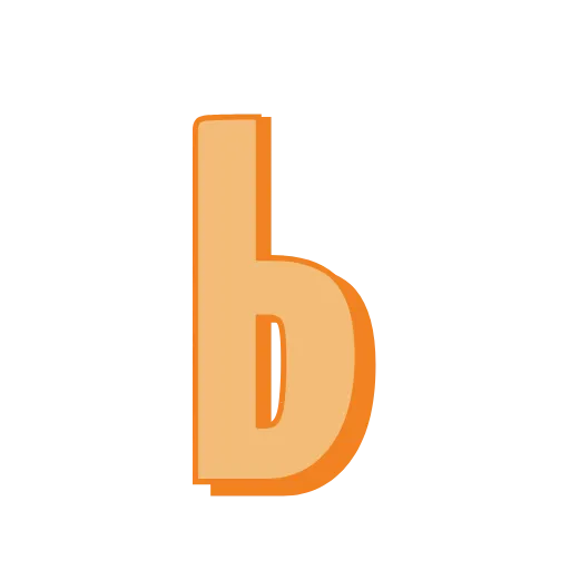 🇳🇬 Эмодзи «Векторные персиковые буквы, иконки» для Telegram