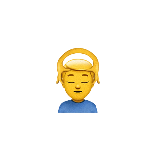 💆‍♂️ Стикер «emojically» для Telegram