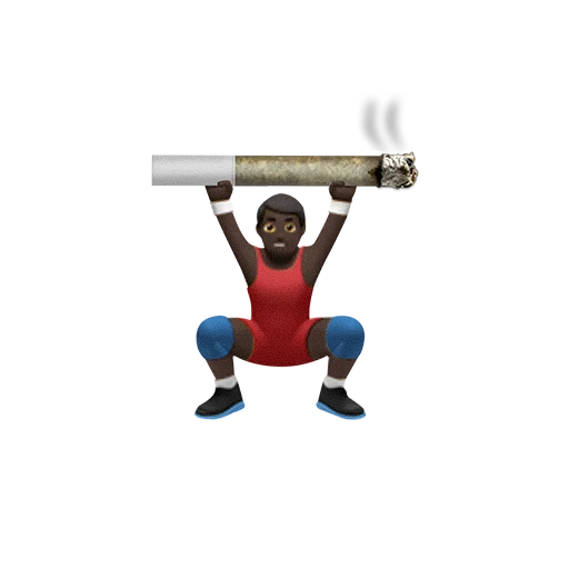 🚬 Стикер «emojically» для Telegram