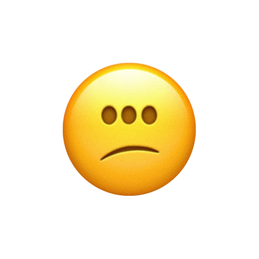 😕 Стикер «emojically» для Telegram