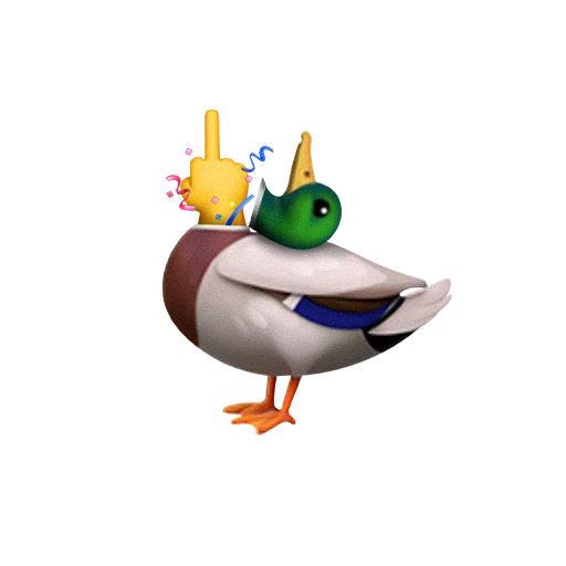 🖕 Стикер «emojically» для Telegram
