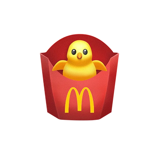 🍟 Стикер «emojically» для Telegram