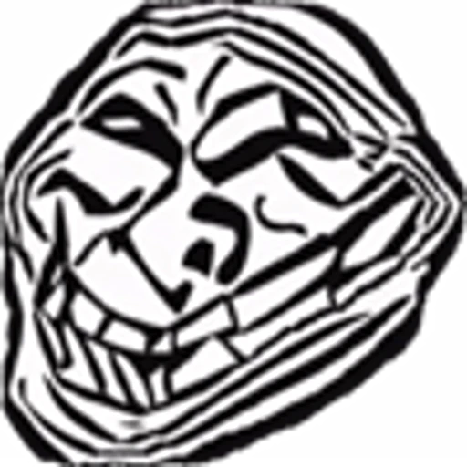 🤒 Эмодзи «Trollfaces» для Telegram