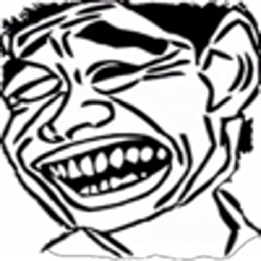 🤒 Эмодзи «Trollfaces» для Telegram